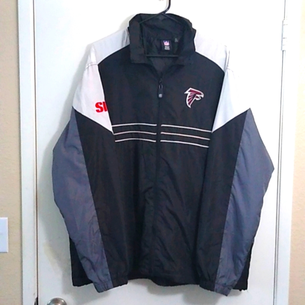 Vintage Atlanta Falcons x Sports Illustrated Full Zip Windbreaker Men's …